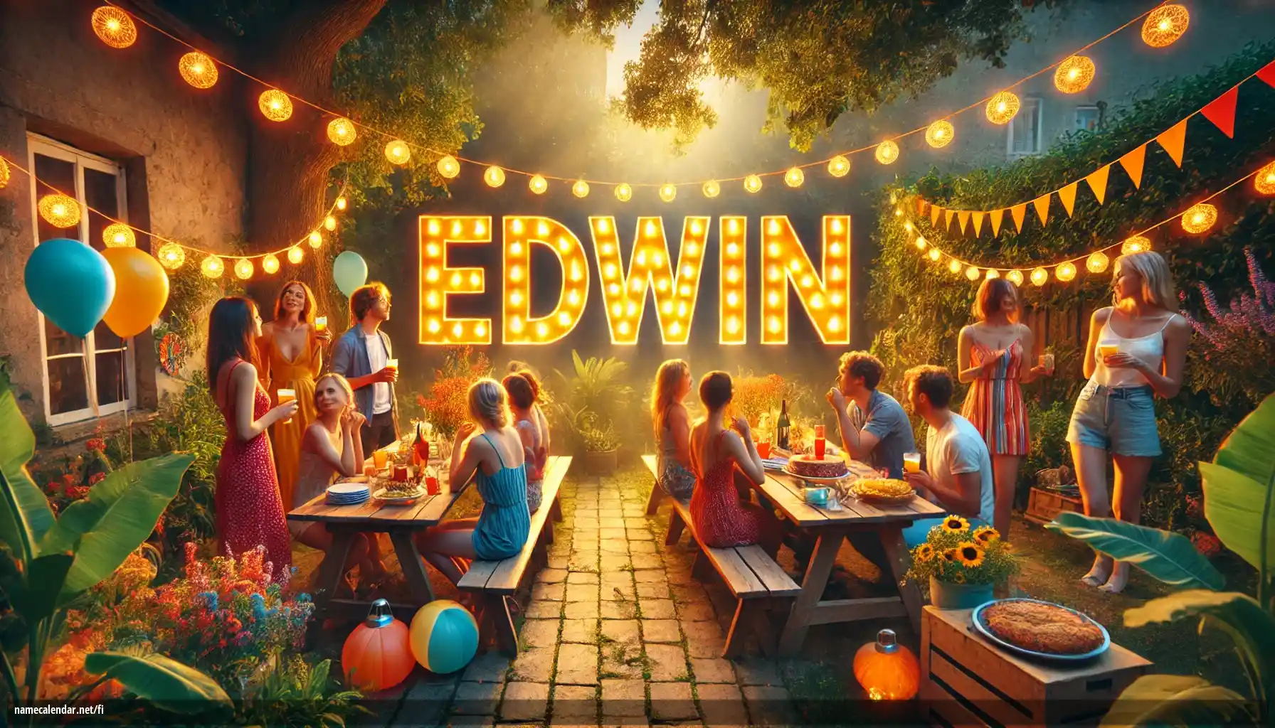 Nimipäivän ja nimen juhliminen - Edwin