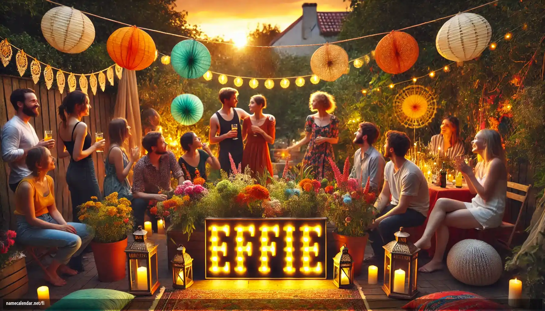 Nimipäivän ja nimen juhliminen - Effie