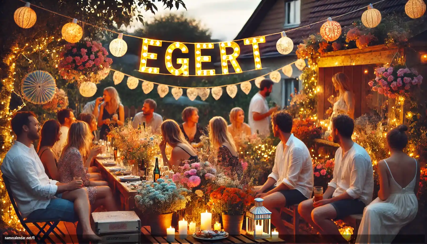 Nimipäivän ja nimen juhliminen - Egert