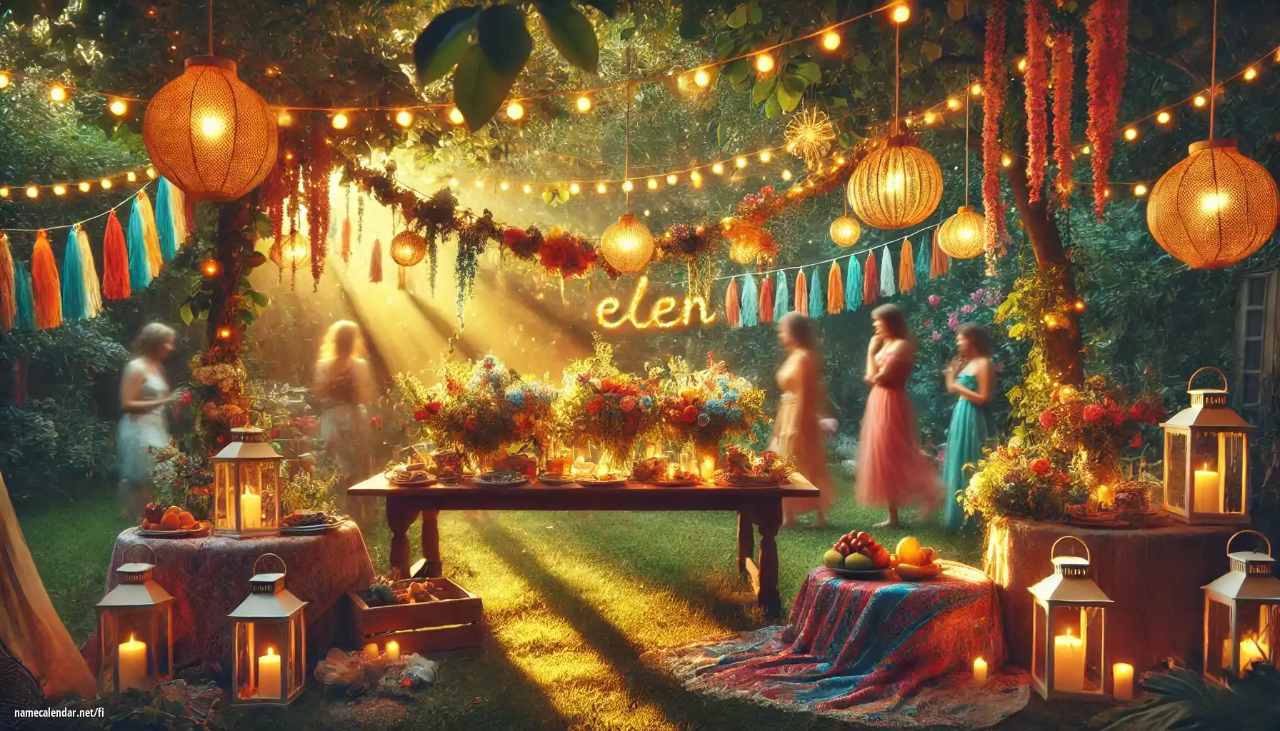 Nimipäivän ja nimen juhliminen - Elen