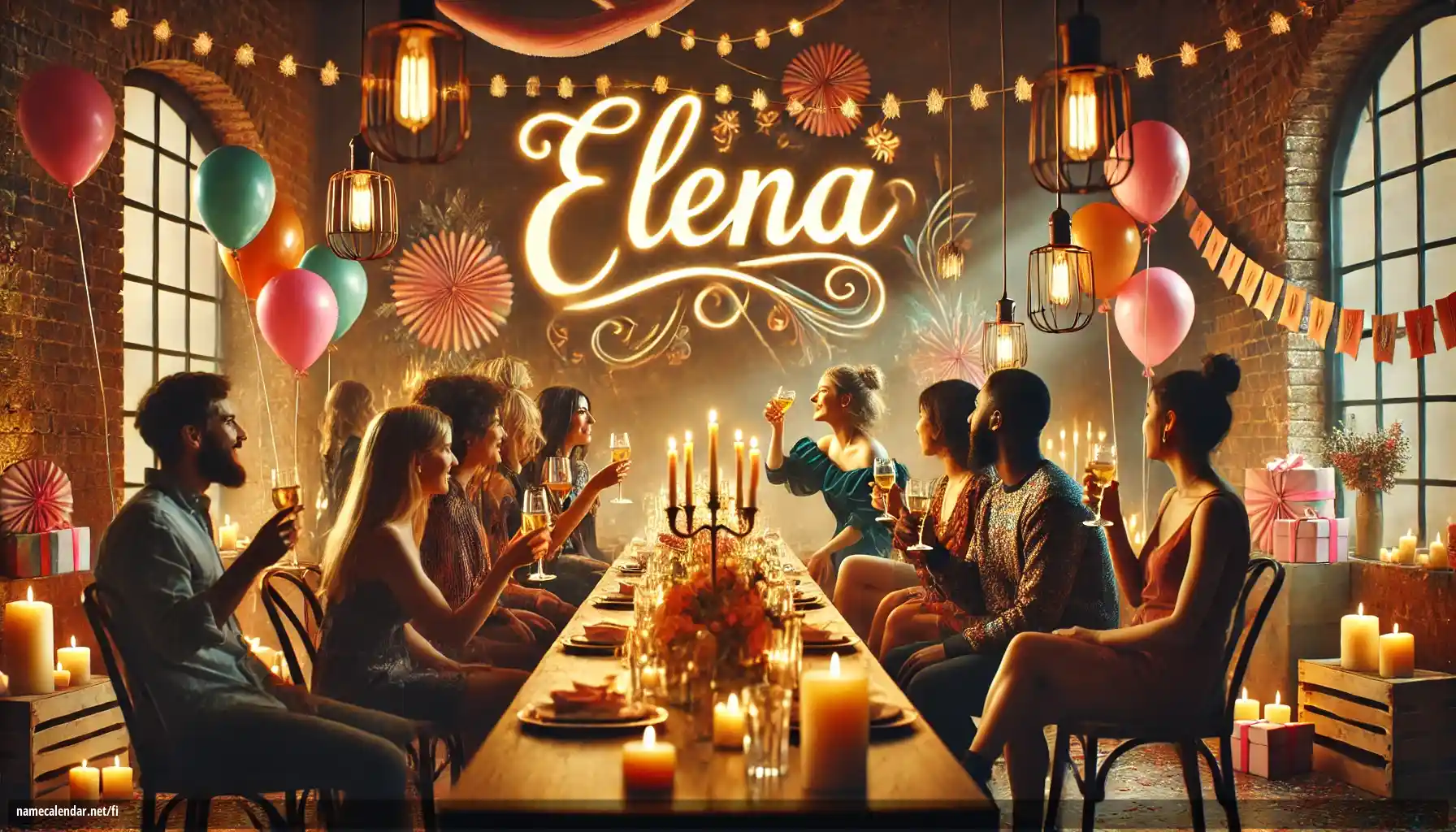 Nimipäivän ja nimen juhliminen - Elena