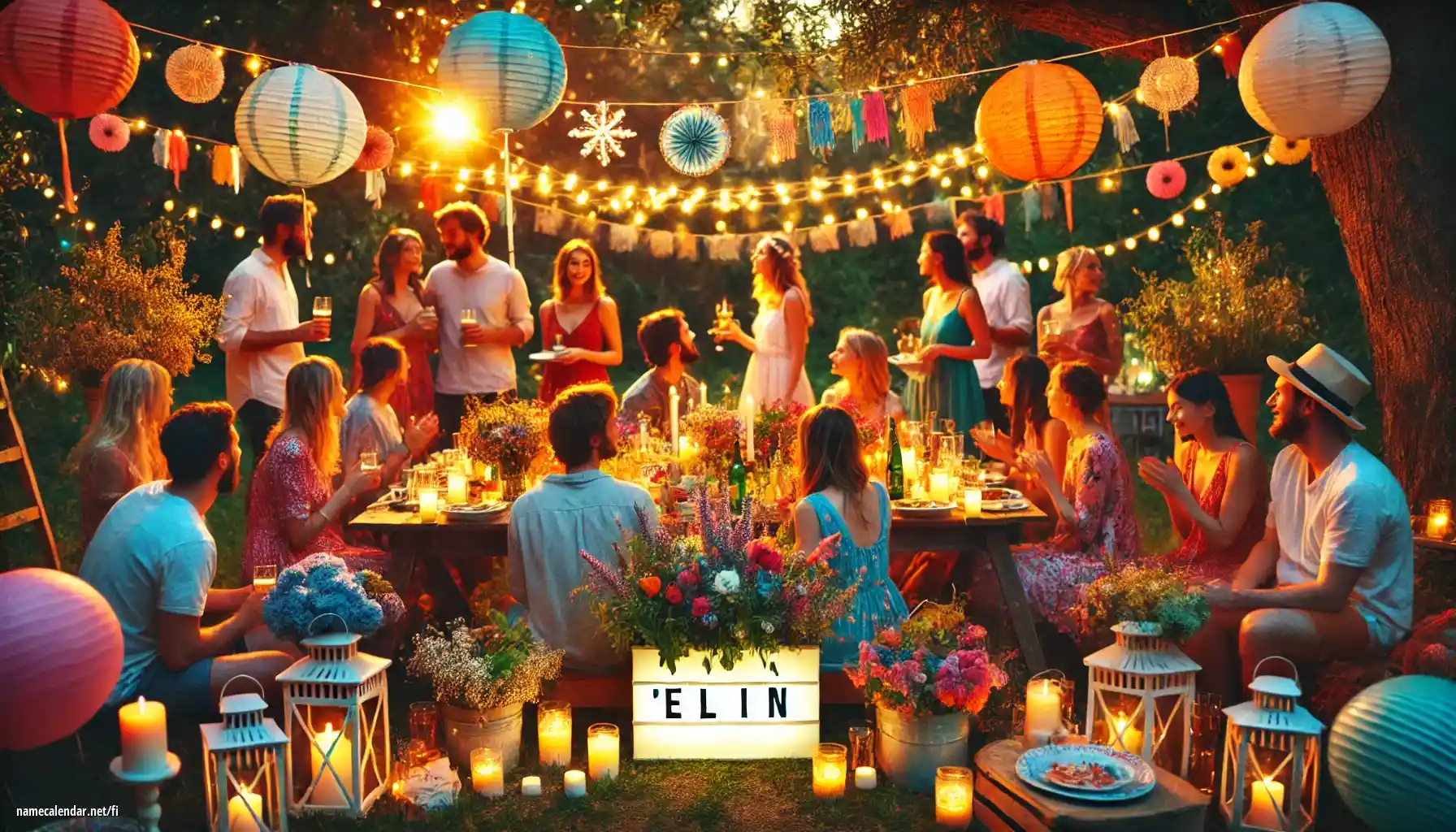 Nimipäivän ja nimen juhliminen - Elin