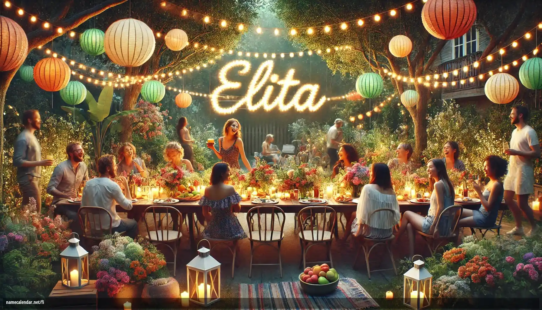 Nimipäivän ja nimen juhliminen - Elita