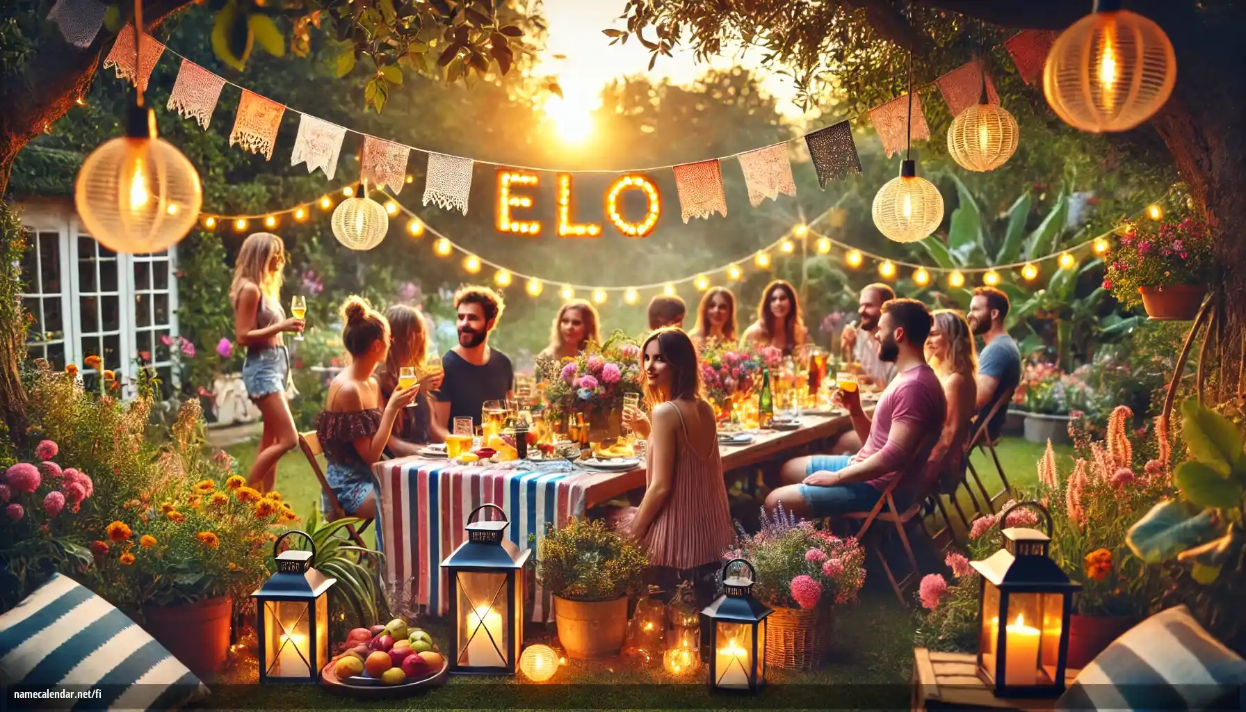 Nimipäivän ja nimen juhliminen - Elo