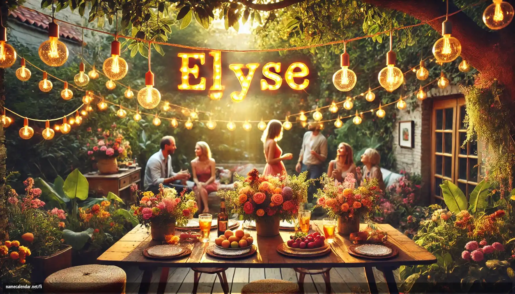 Nimipäivän ja nimen juhliminen - Elyse