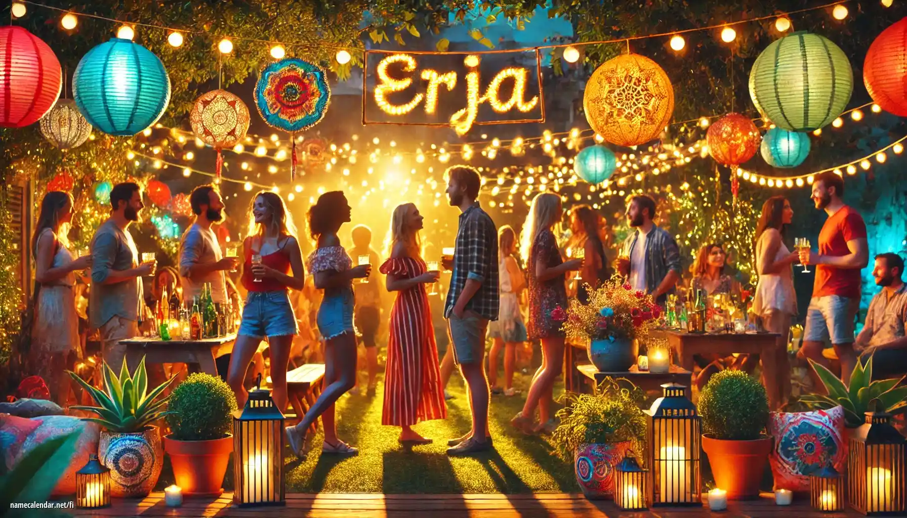 Nimipäivän ja nimen juhliminen - Erja
