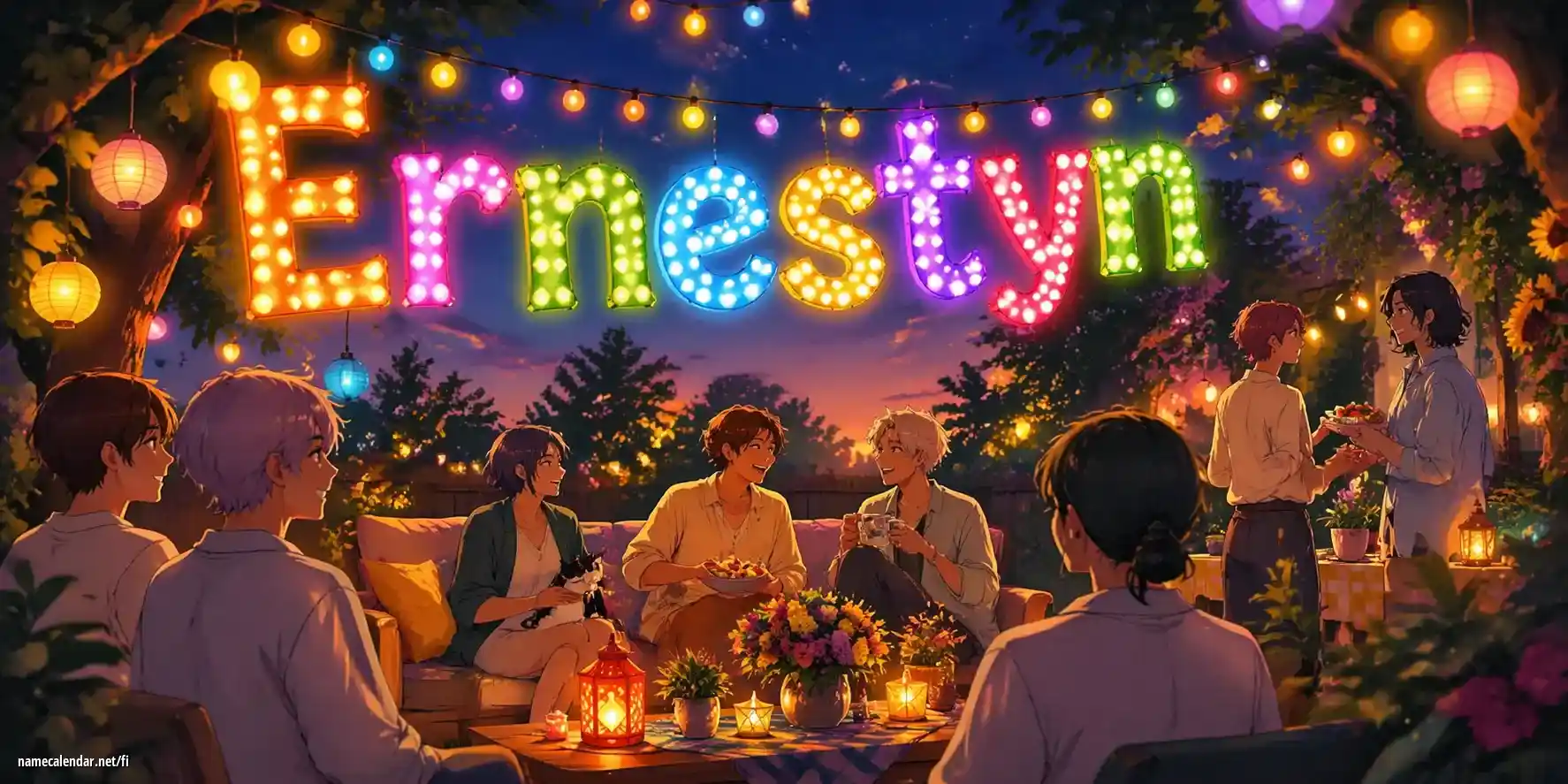 Nimipäivän ja nimen juhliminen - Ernestyn
