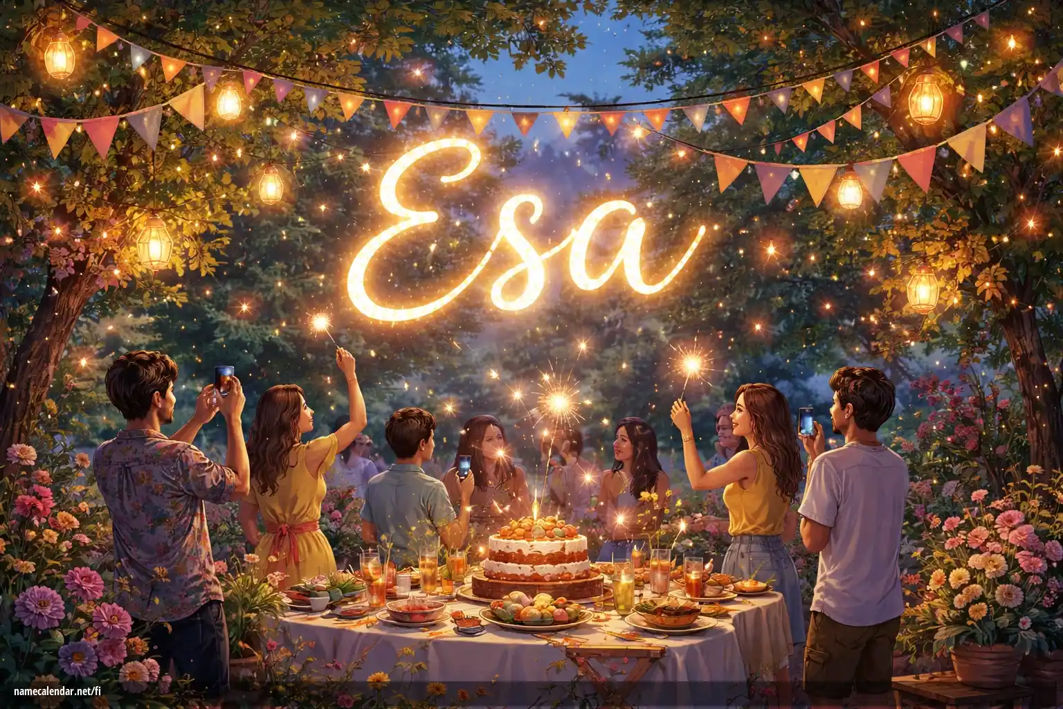 Nimipäivän ja nimen juhliminen - Esa