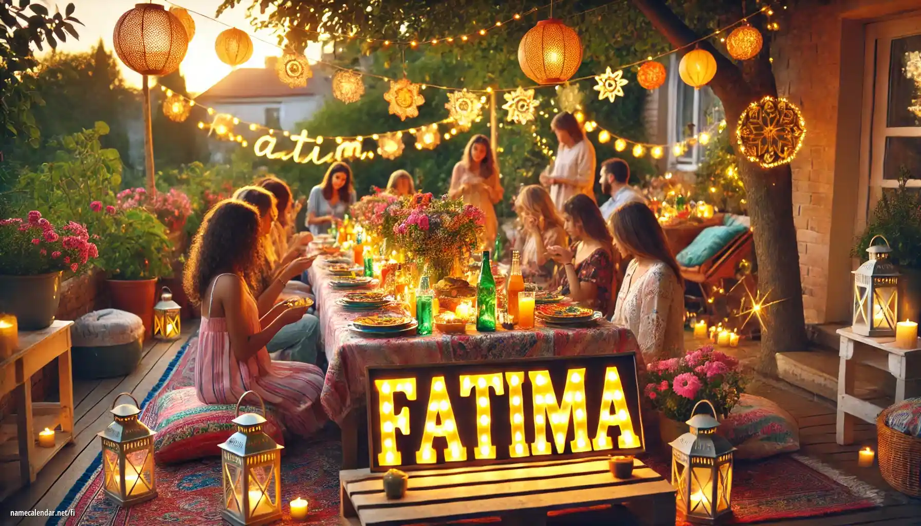 Nimipäivän ja nimen juhliminen - Fatima