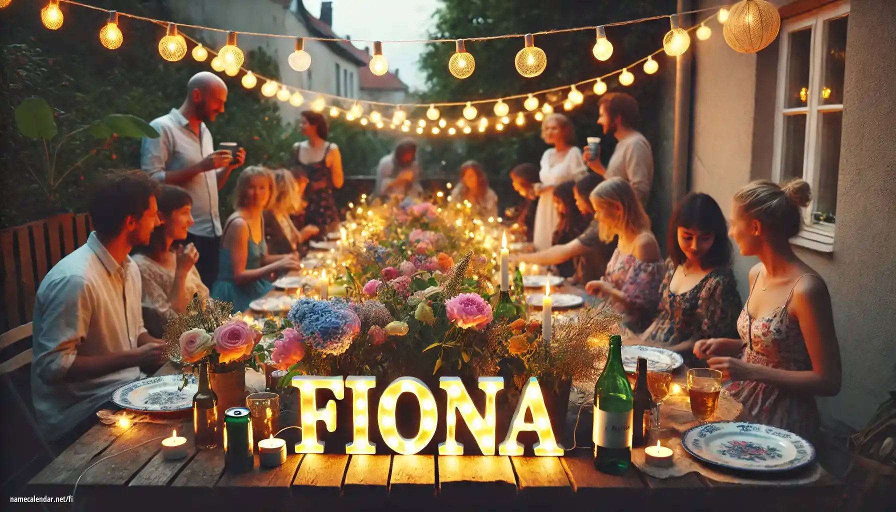 Nimipäivän ja nimen juhliminen - Fiona