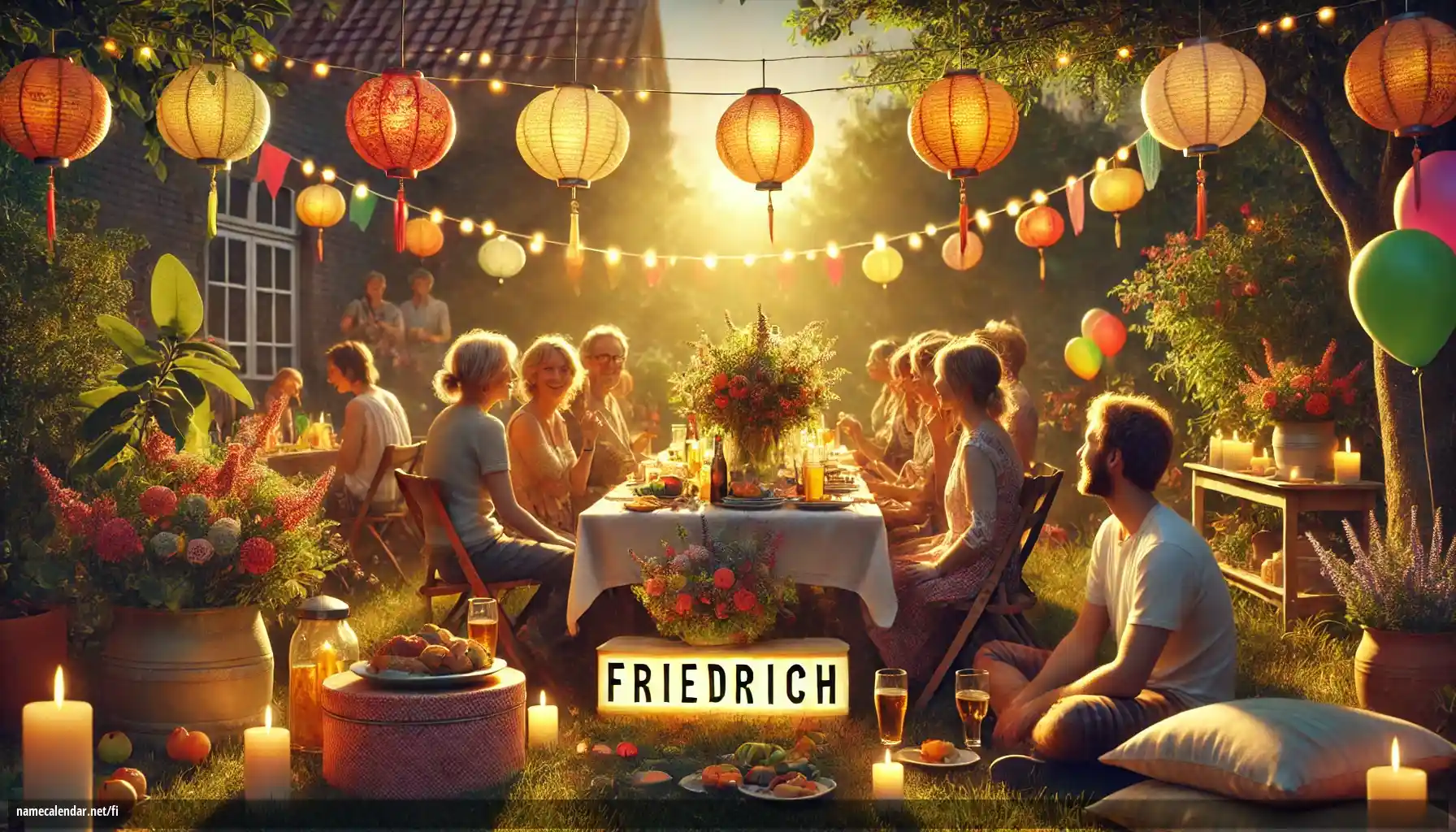 Nimipäivän ja nimen juhliminen - Friedrich
