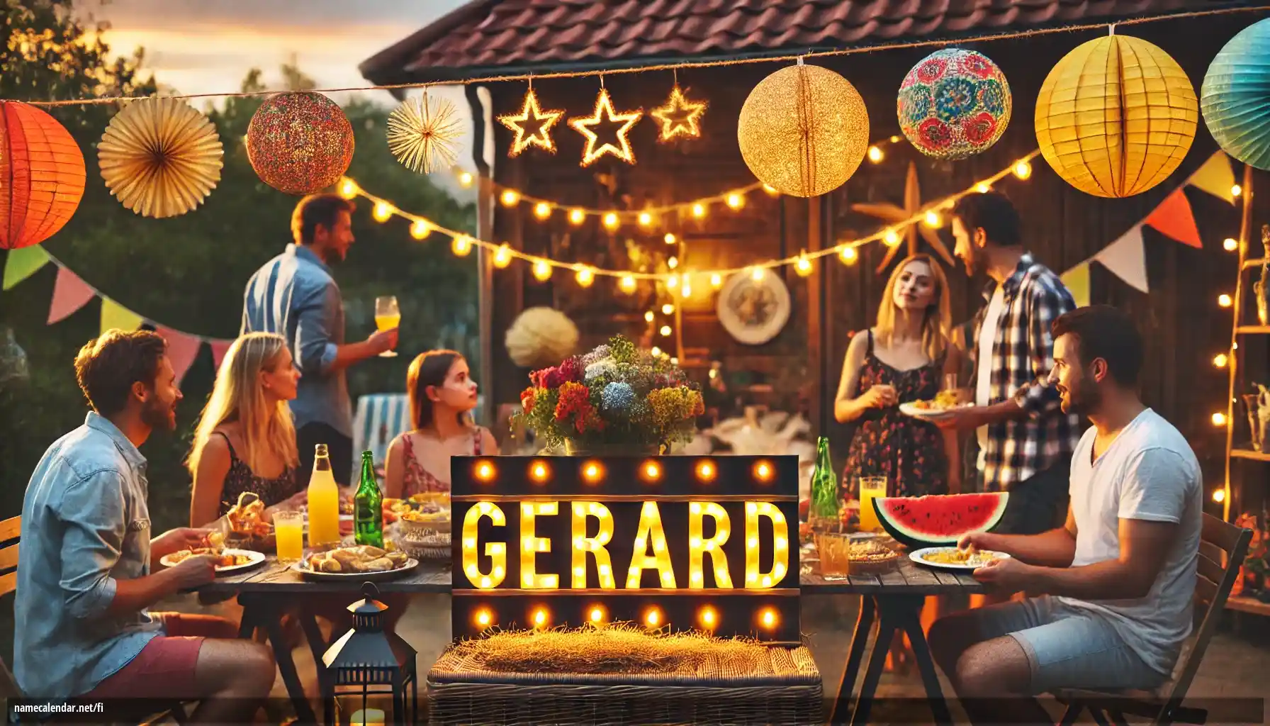 Nimipäivän ja nimen juhliminen - Gérard