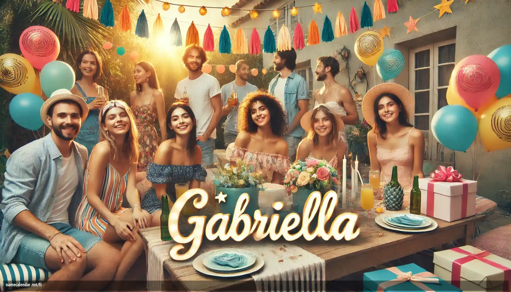 Nimipäivän ja nimen juhliminen - Gabriella