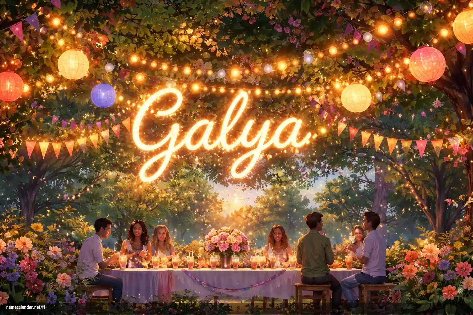 Nimipäivän ja nimen juhliminen - Galya