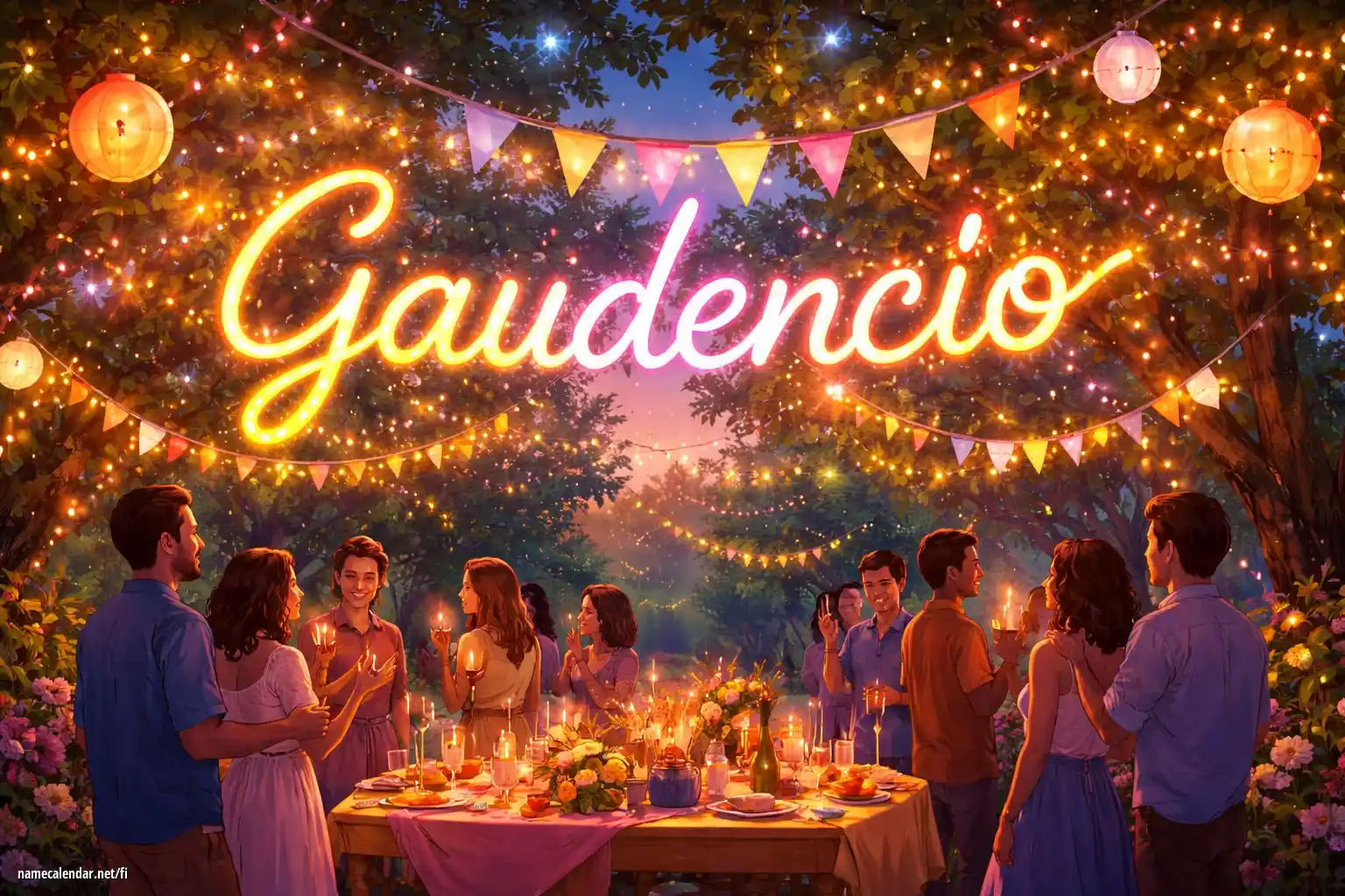 Nimipäivän ja nimen juhliminen - Gaudencio