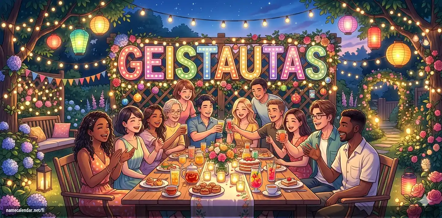 Nimipäivän ja nimen juhliminen - Geistautas
