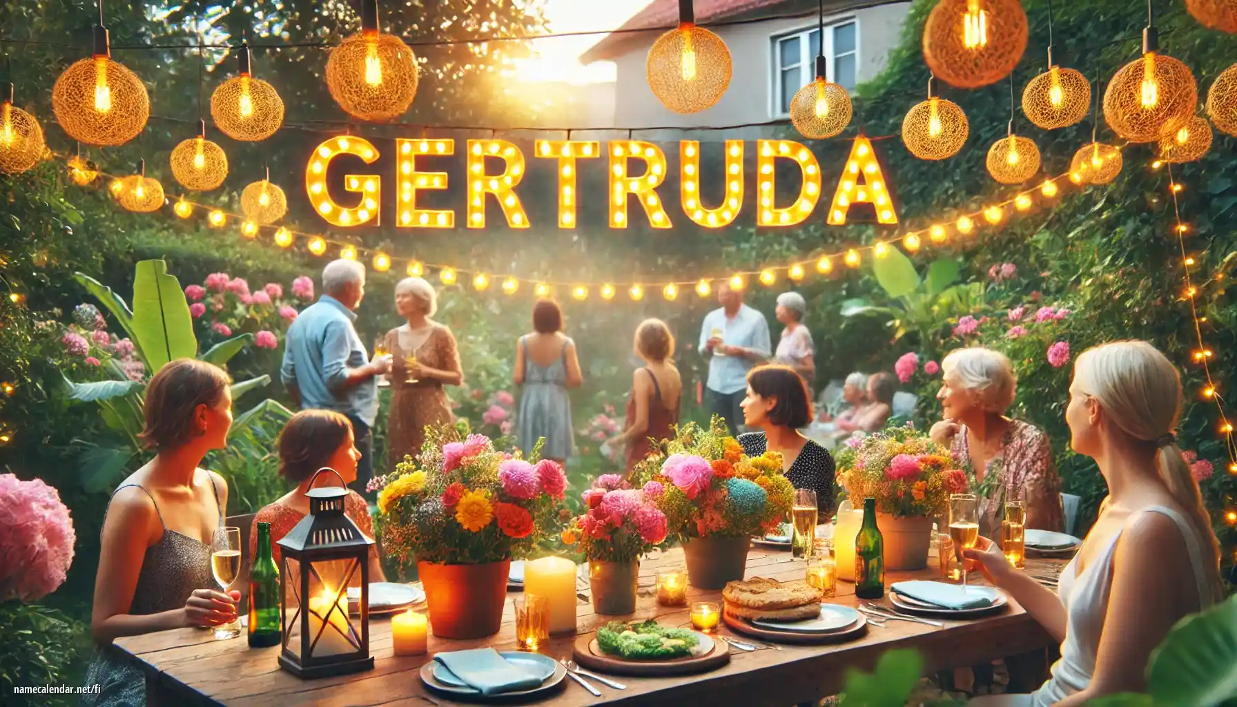 Nimipäivän ja nimen juhliminen - Gertruda