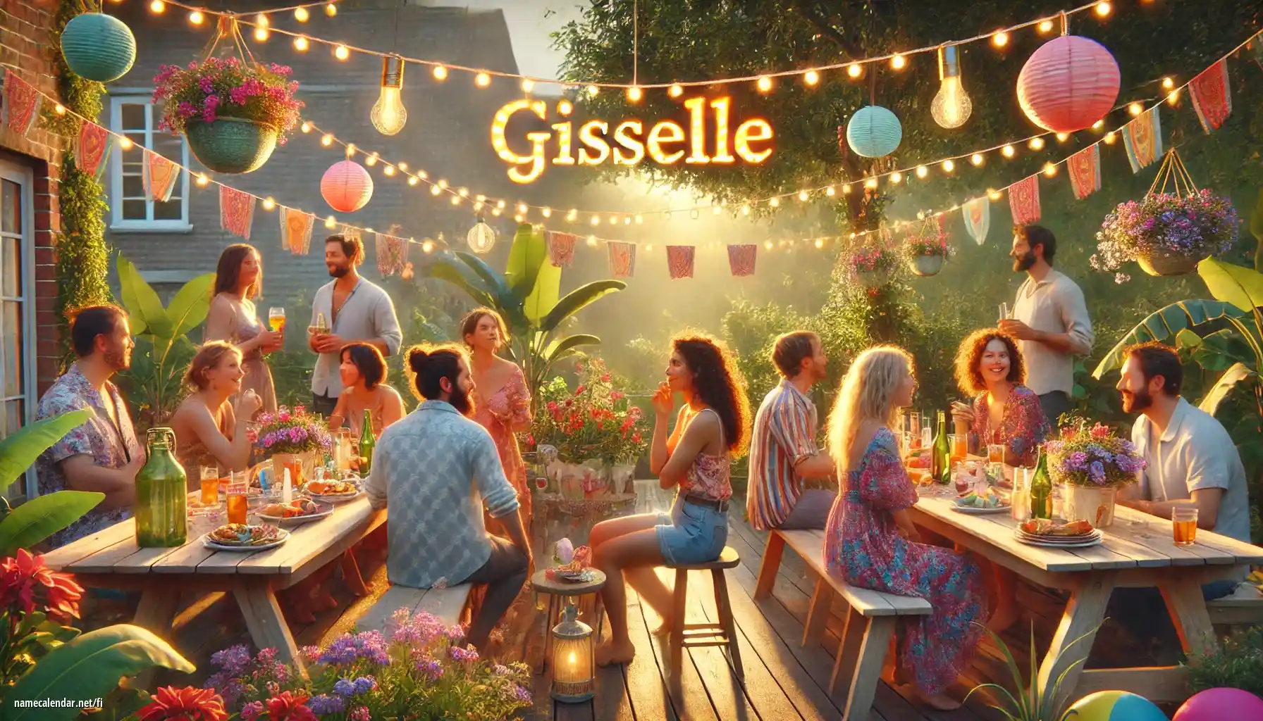 Nimipäivän ja nimen juhliminen - Gisselle