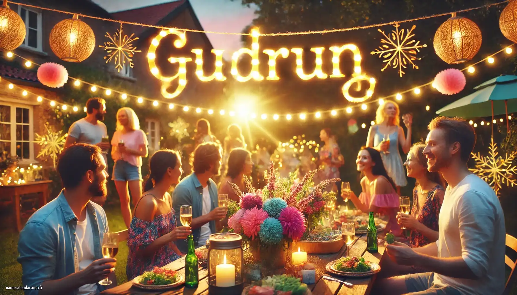 Nimipäivän ja nimen juhliminen - Gudrun