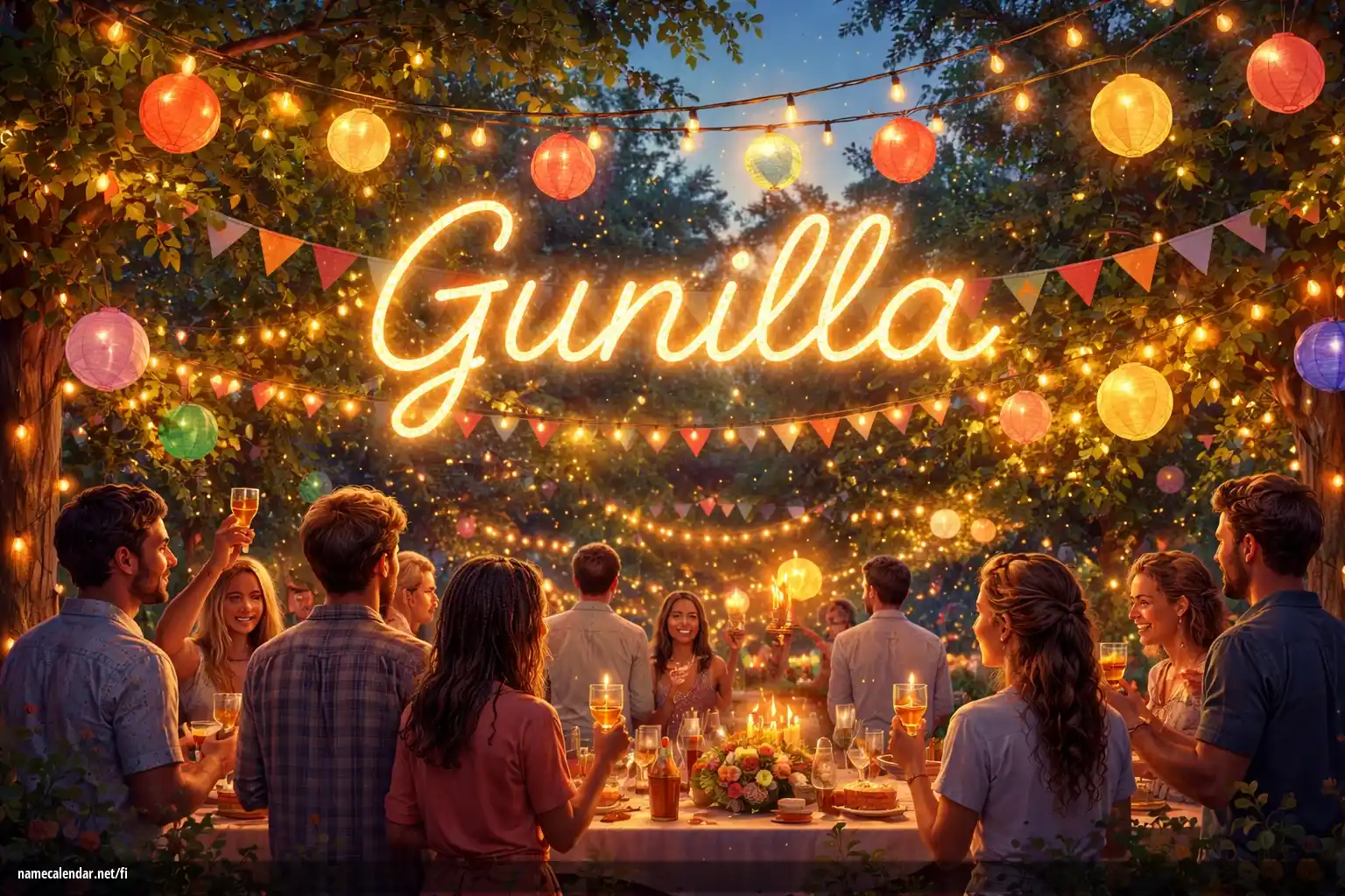 Nimipäivän ja nimen juhliminen - Gunilla