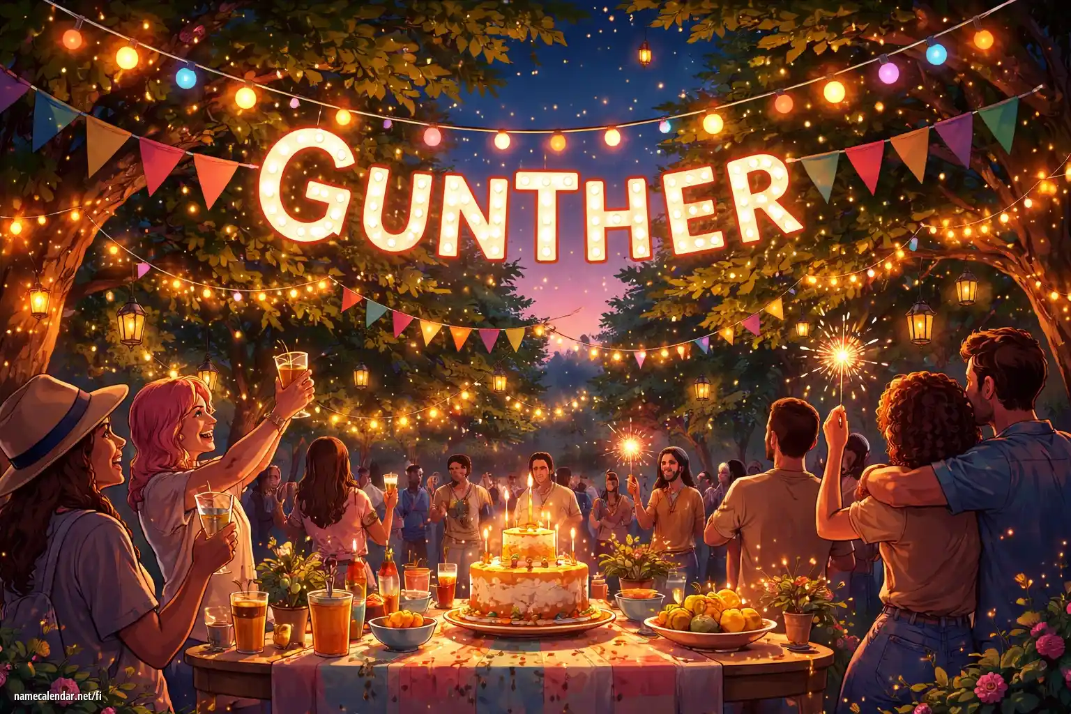 Nimipäivän ja nimen juhliminen - Gunther