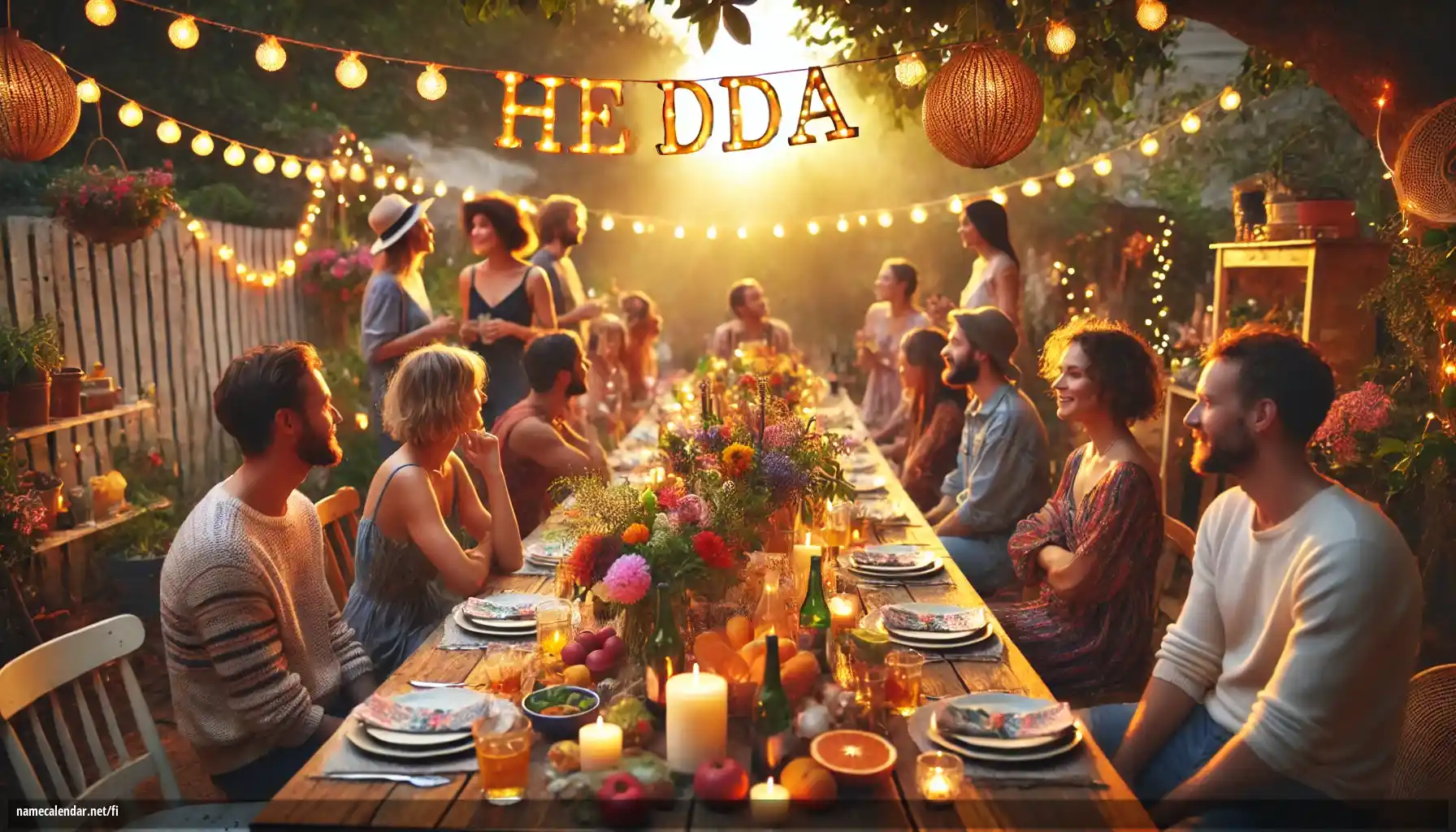 Nimipäivän ja nimen juhliminen - Hedda