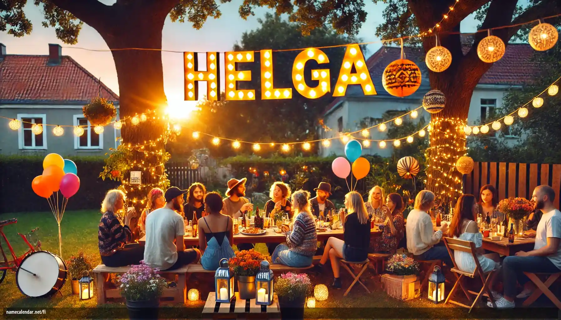Nimipäivän ja nimen juhliminen - Helga