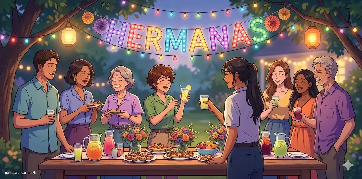 Nimipäivän ja nimen juhliminen - Hermanas