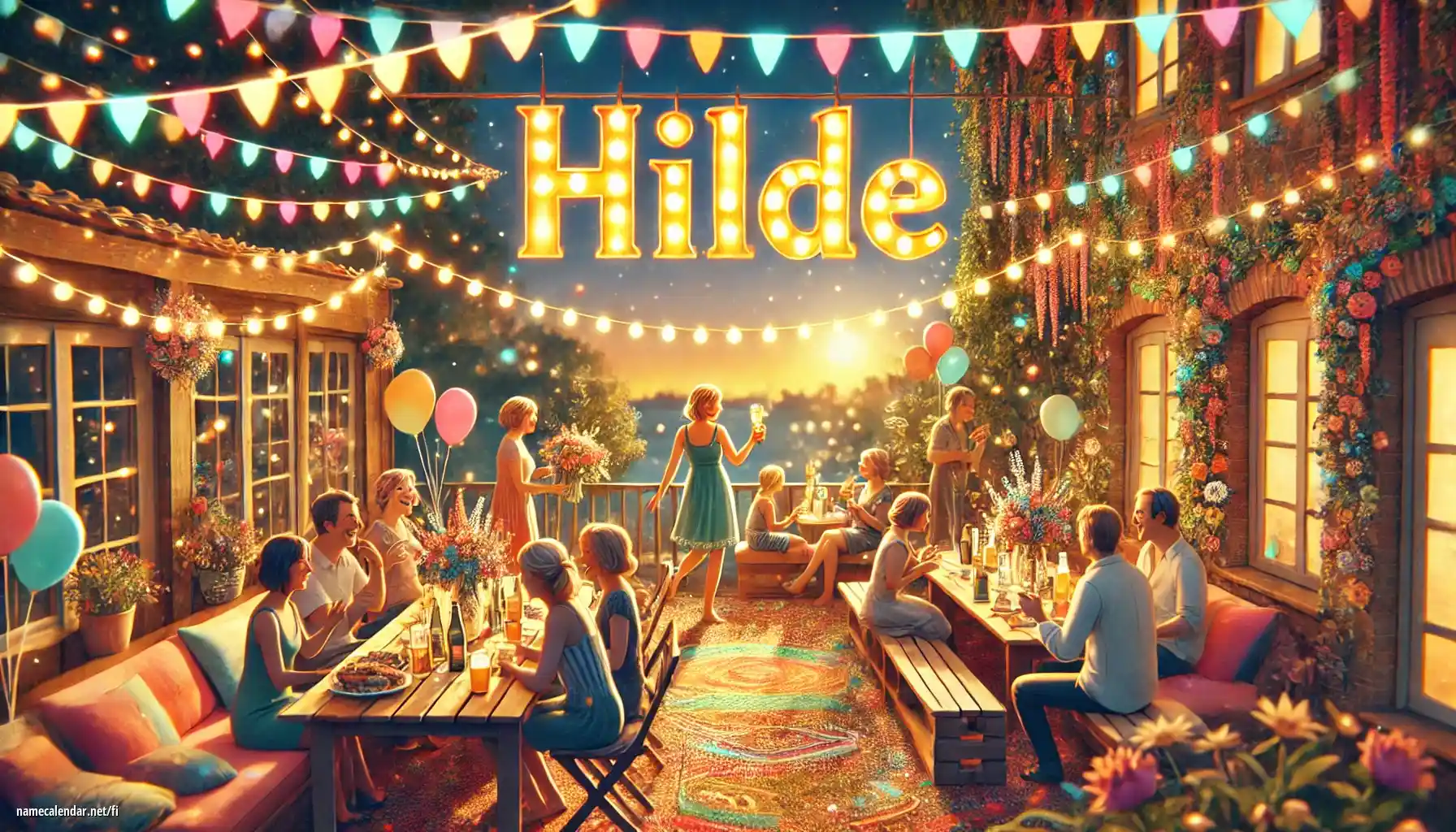 Nimipäivän ja nimen juhliminen - Hilde