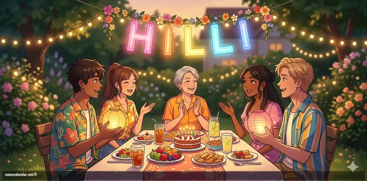 Nimipäivän ja nimen juhliminen - Hilli