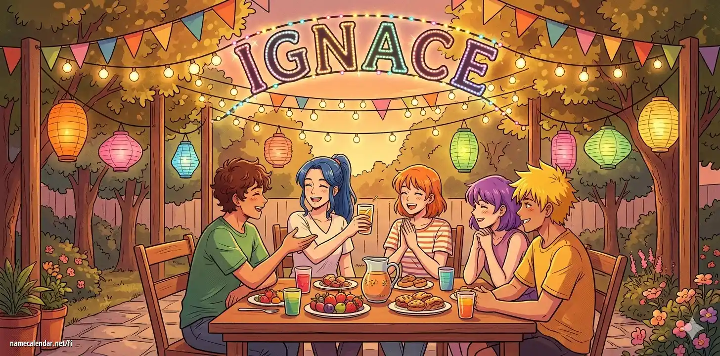 Nimipäivän ja nimen juhliminen - Ignace
