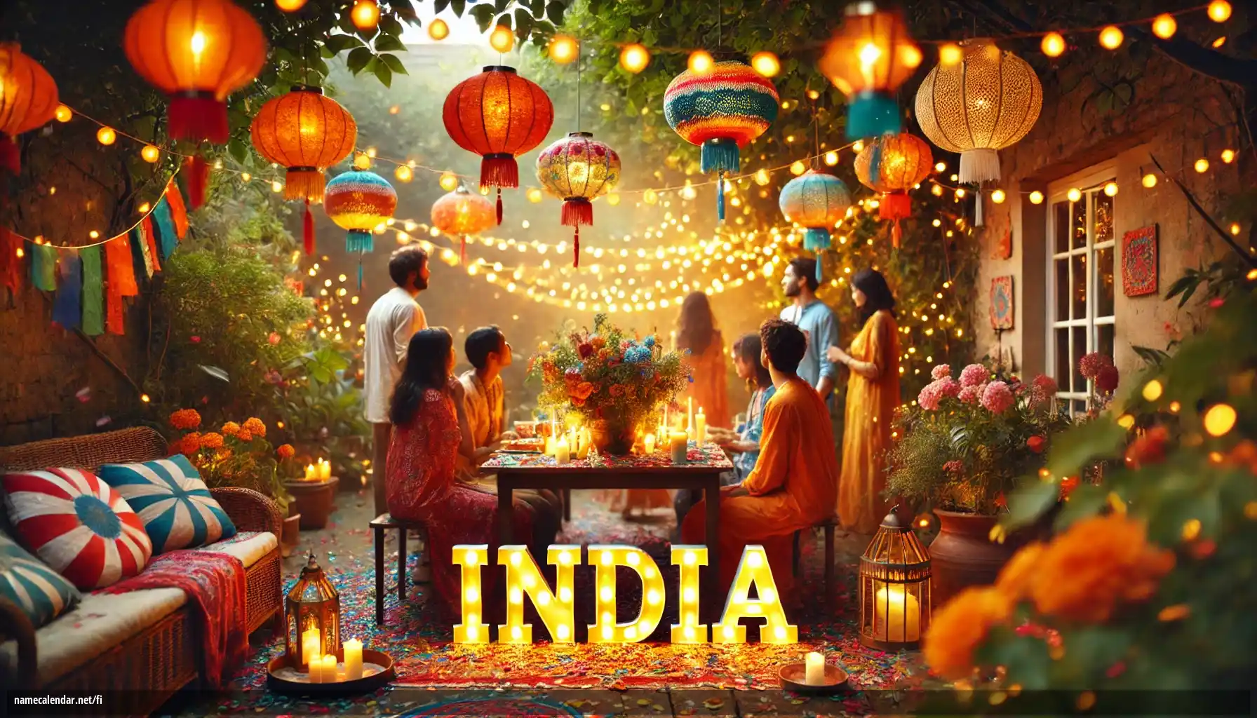 Nimipäivän ja nimen juhliminen - India