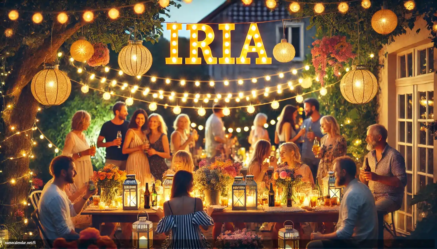 Nimipäivän ja nimen juhliminen - Iria