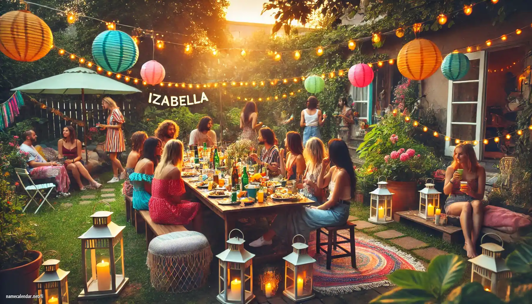 Nimipäivän ja nimen juhliminen - Izabella