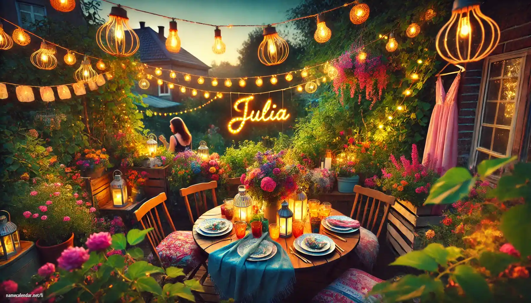 Nimipäivän ja nimen juhliminen - Júlia