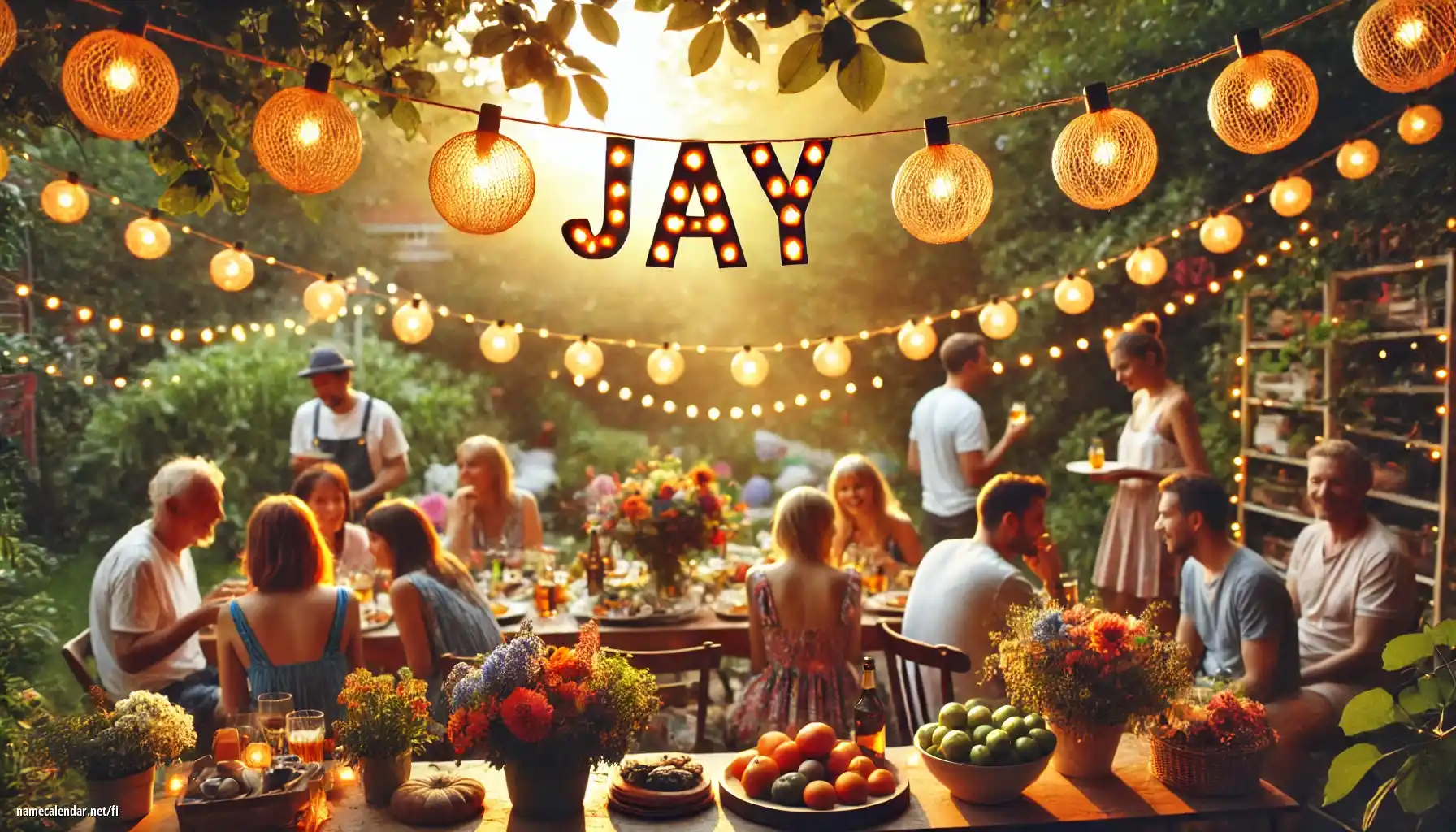 Nimipäivän ja nimen juhliminen - Jay