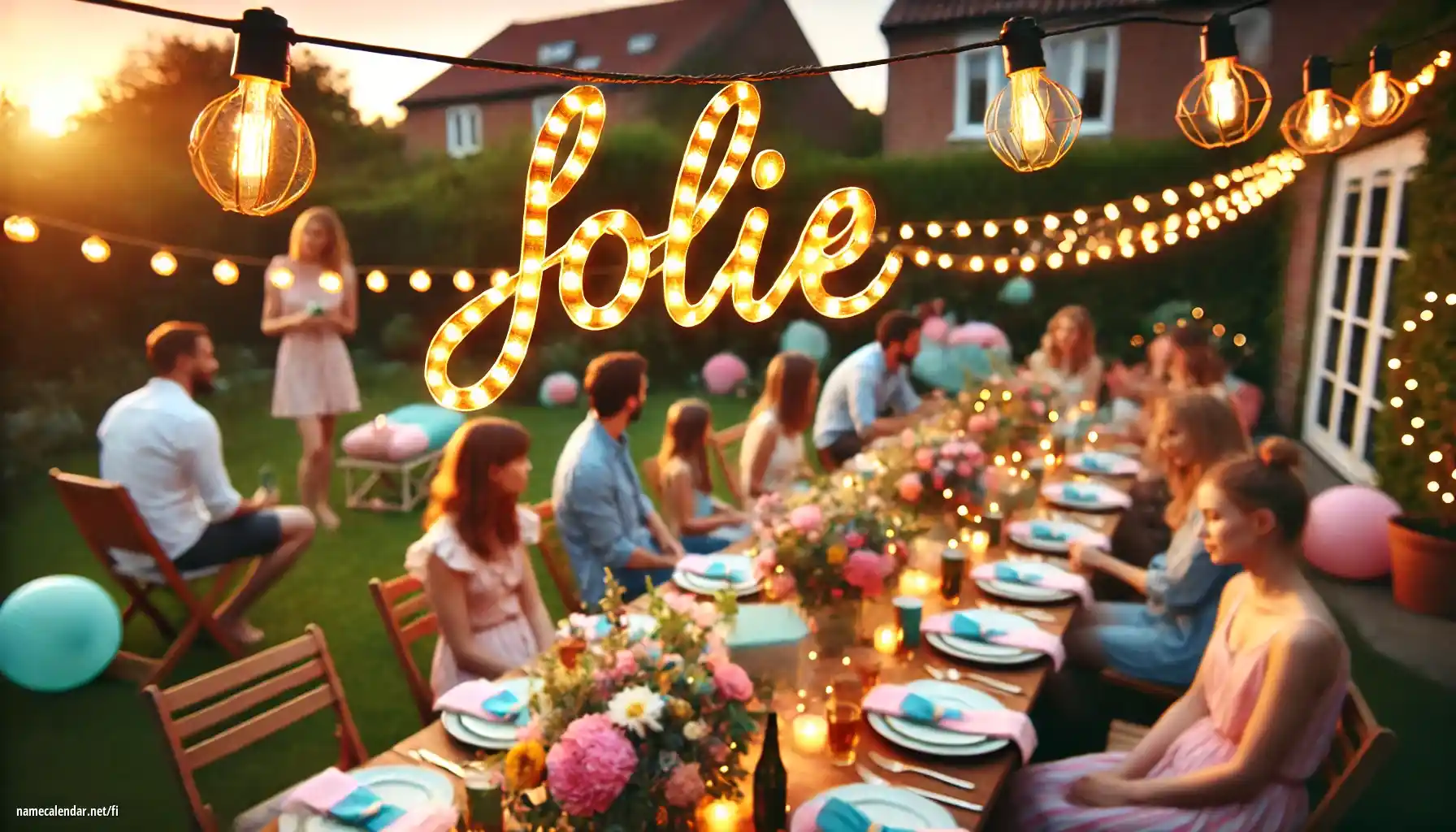 Nimipäivän ja nimen juhliminen - Jolie