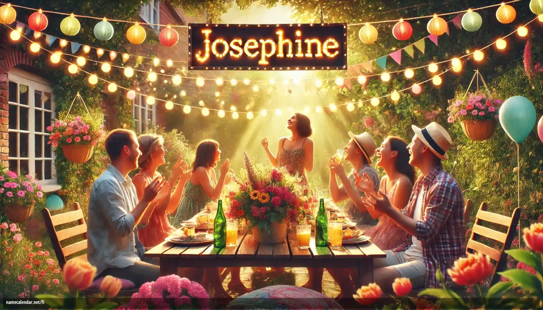 Nimipäivän ja nimen juhliminen - Josephine