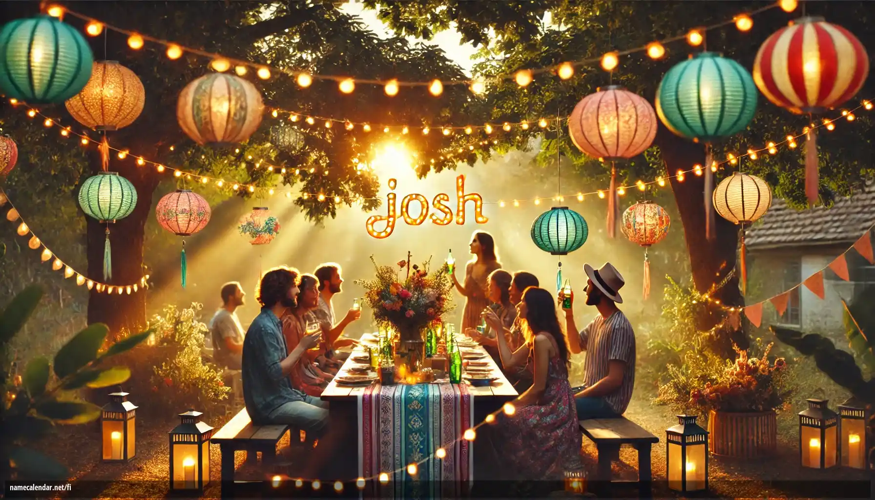 Nimipäivän ja nimen juhliminen - Josh