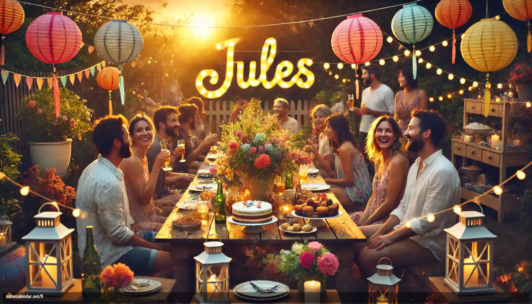 Nimipäivän ja nimen juhliminen - Jules