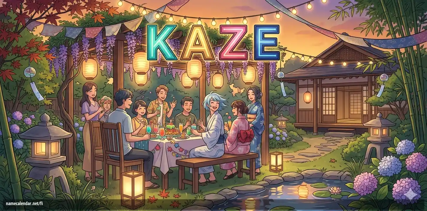 Nimipäivän ja nimen juhliminen - Kaze