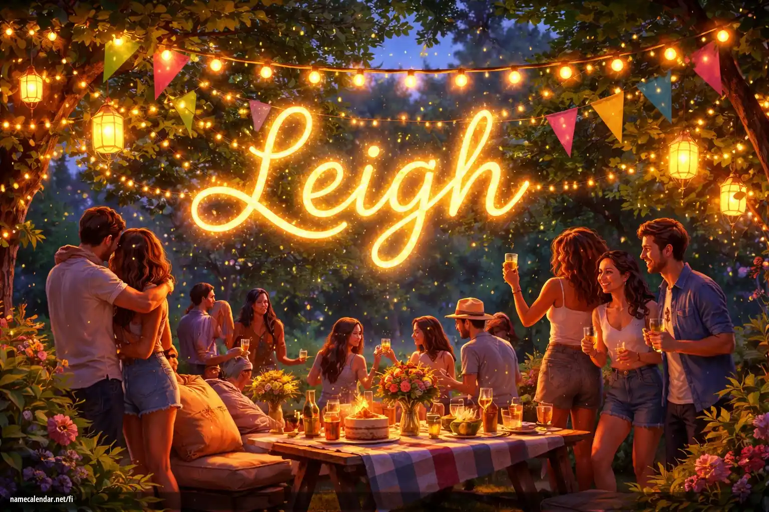 Nimipäivän ja nimen juhliminen - Leigh