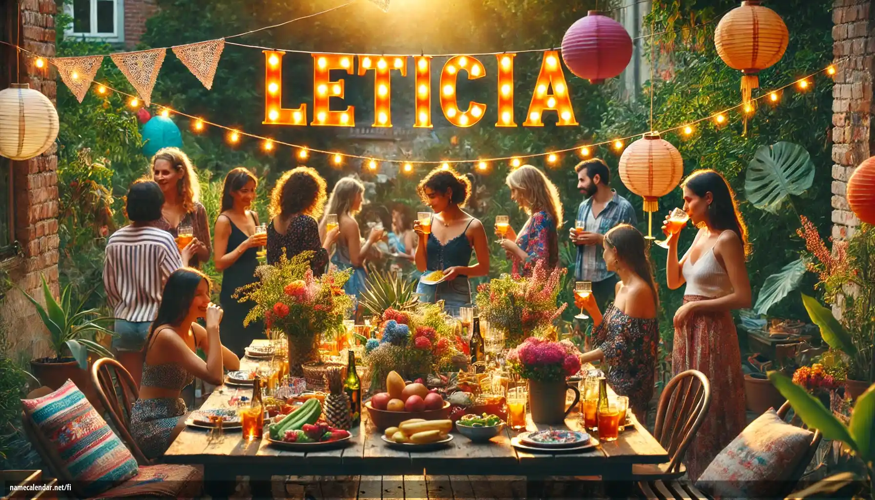 Nimipäivän ja nimen juhliminen - Letícia