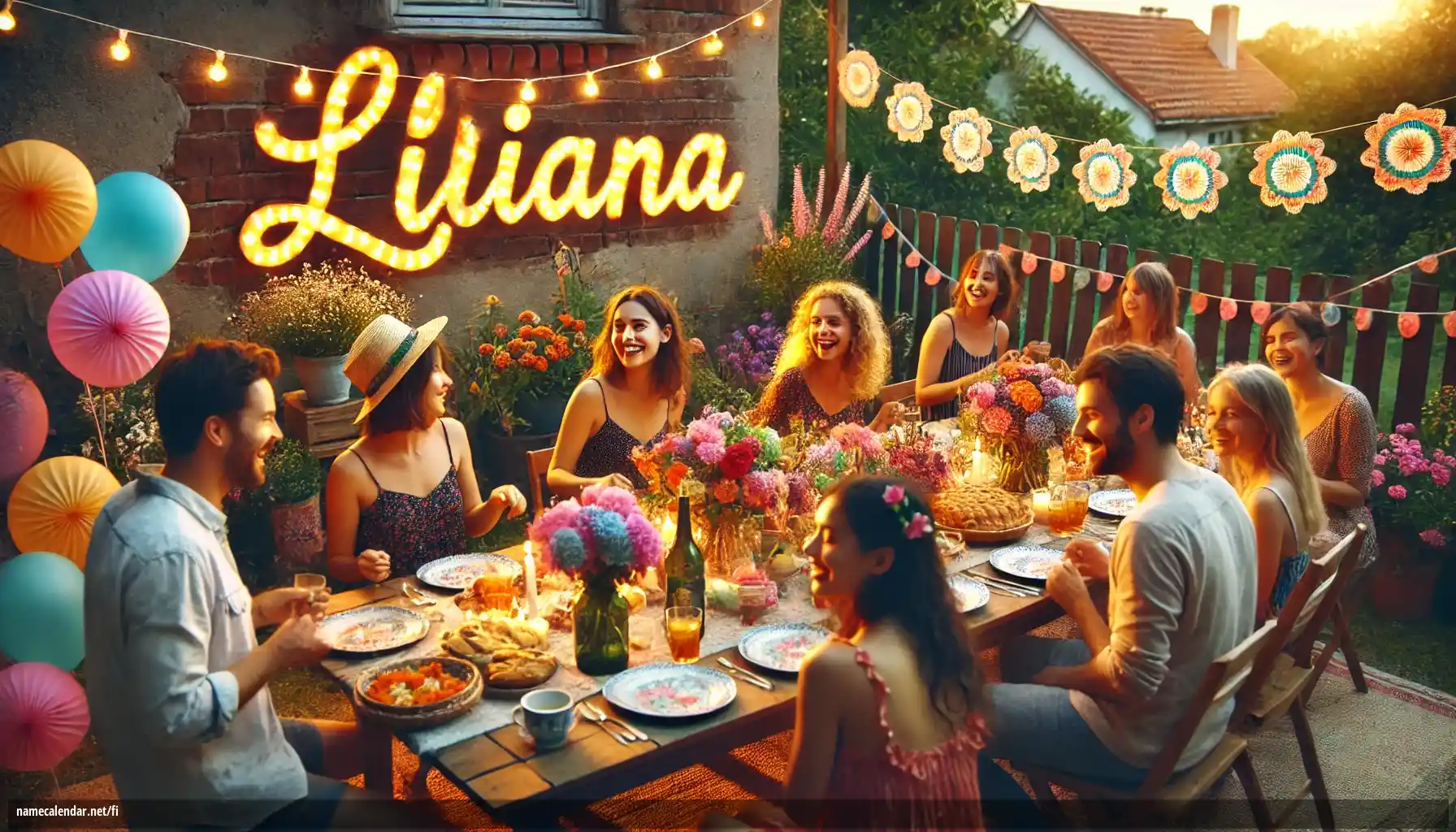 Nimipäivän ja nimen juhliminen - Liliana