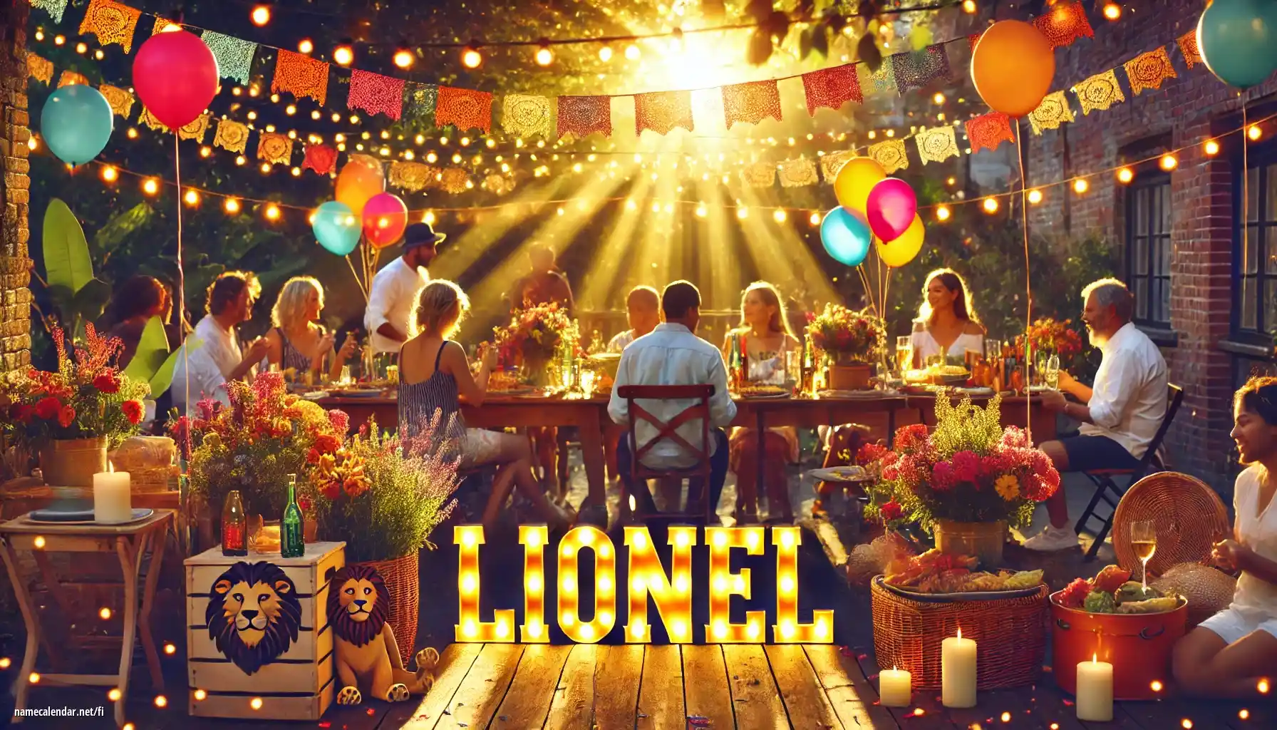 Nimipäivän ja nimen juhliminen - Lionel