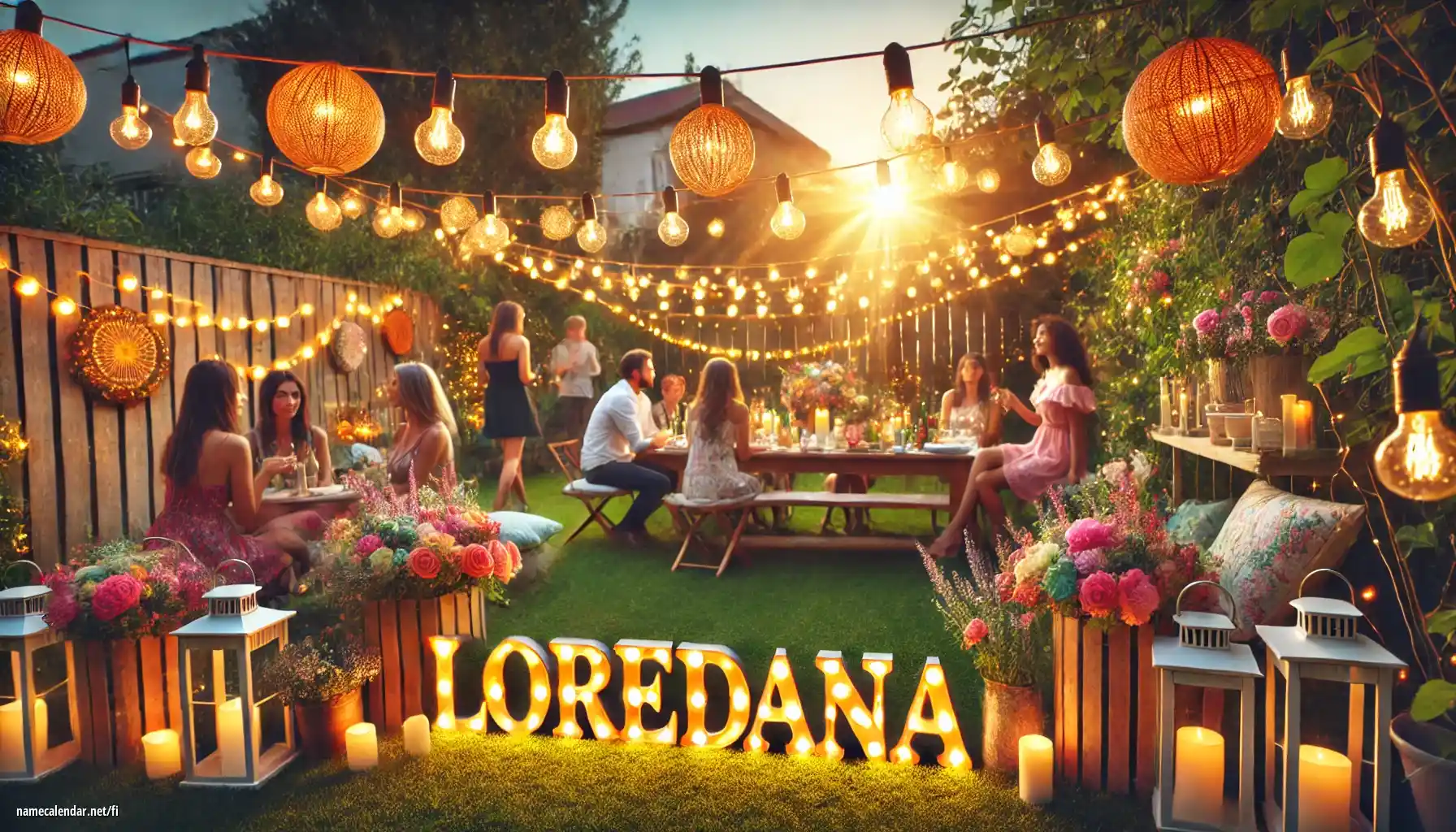 Nimipäivän ja nimen juhliminen - Loredana