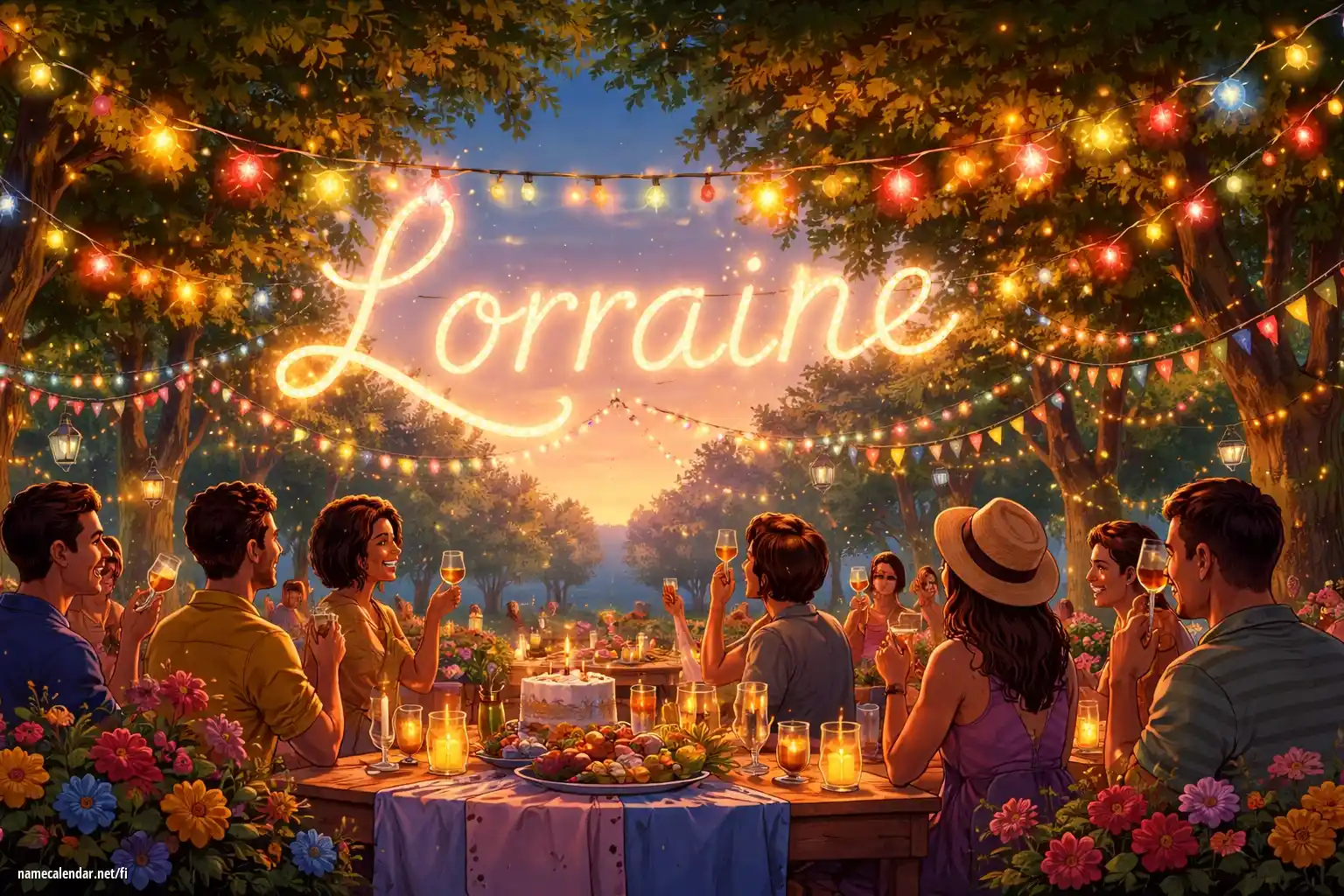 Nimipäivän ja nimen juhliminen - Lorraine