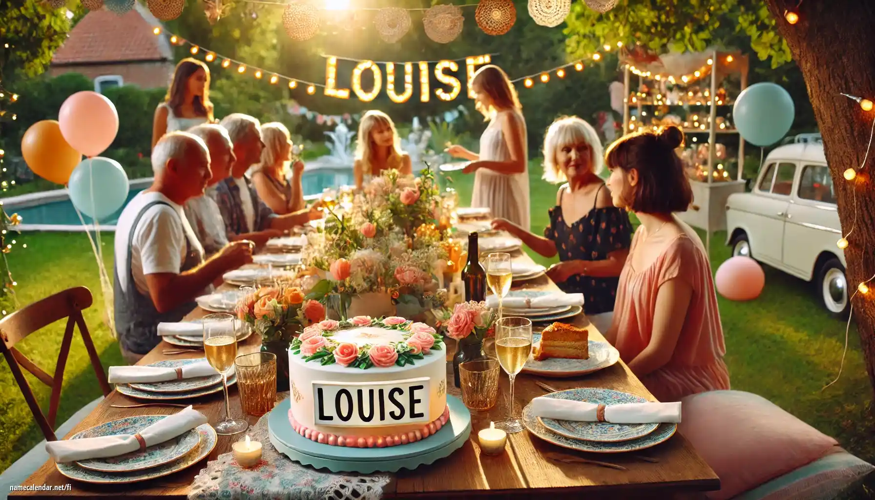 Nimipäivän ja nimen juhliminen - Louise