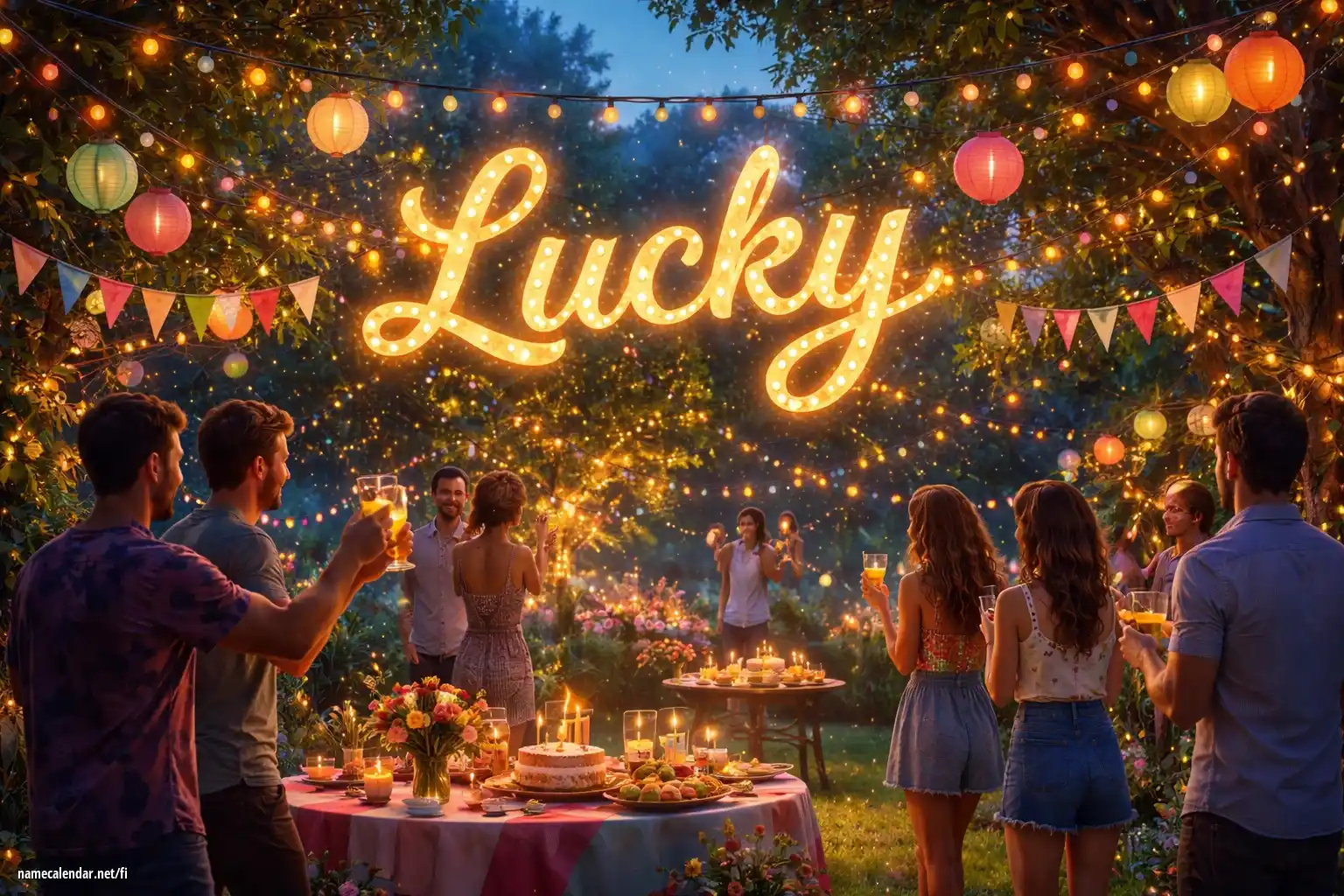 Nimipäivän ja nimen juhliminen - Lucky