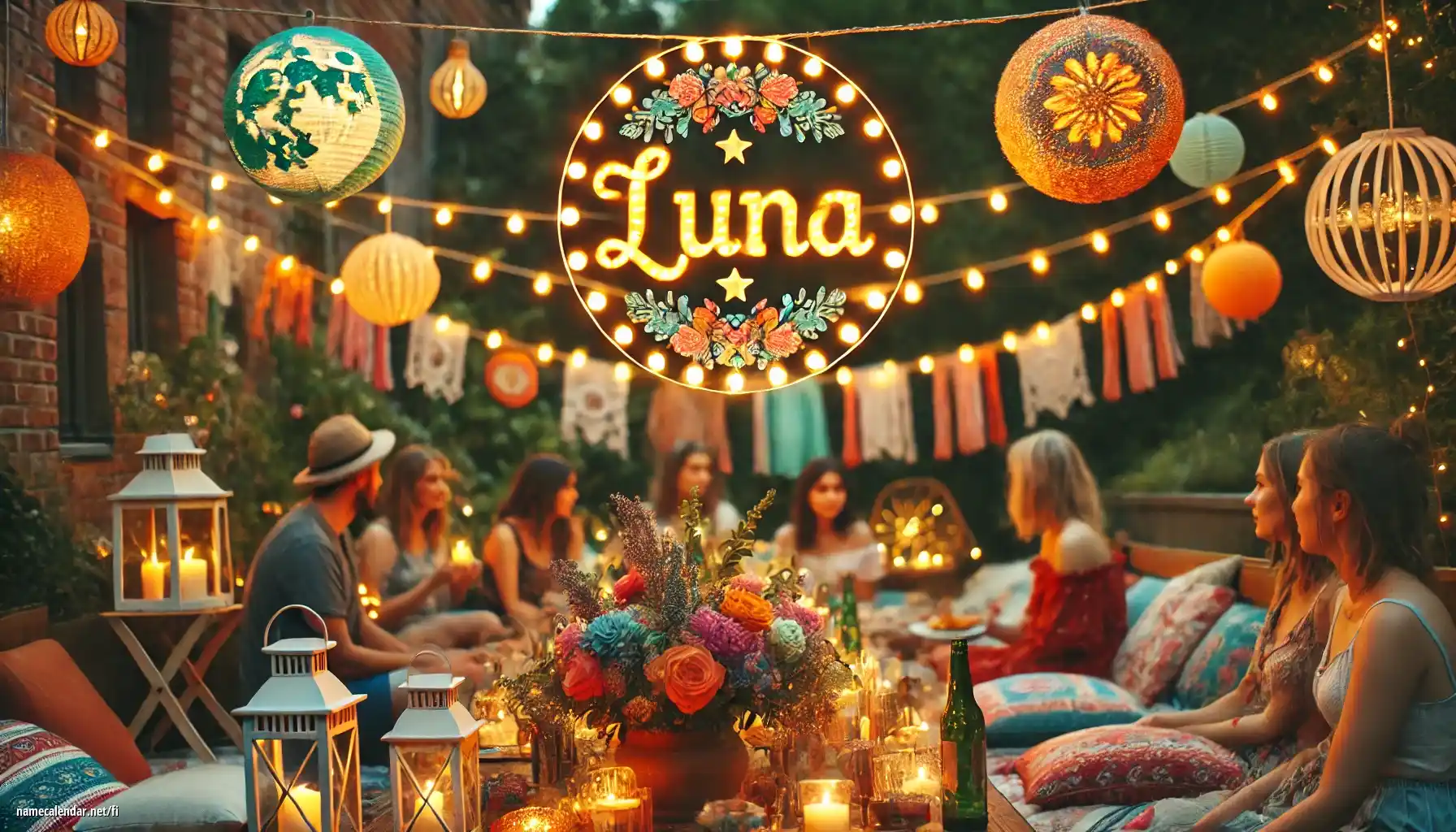 Nimipäivän ja nimen juhliminen - Luna